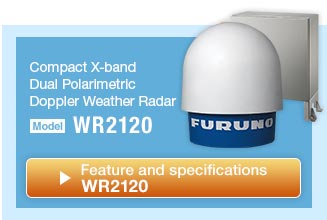 Compact Dual Polarimatric X-band Doppler Weather Radar WR2120